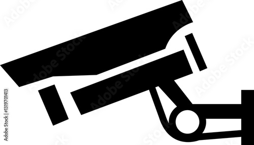 CC tv Camera icon vector design, Security camera icon, Cc tv symbol, CC TV Camera vector icon. Warning CCTV sign. Video surveillance. Transparent background