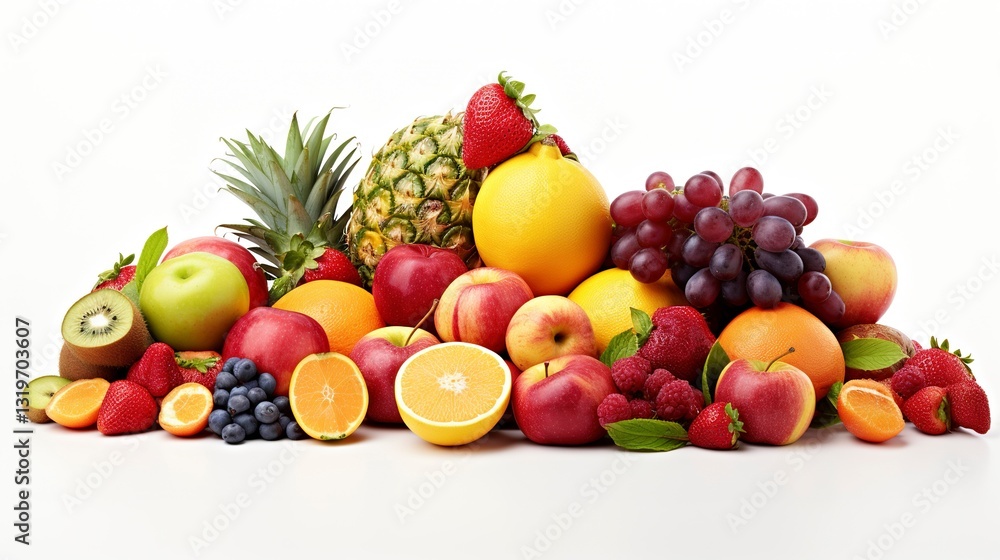 A photo of Variety of Fresh Fruits A photo of Variety of Fresh Fruits