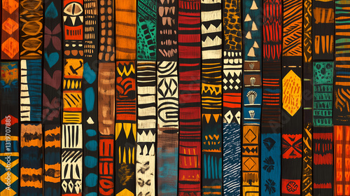 Afrocentric Design. African identity, Culture, and Heritage Illustration.