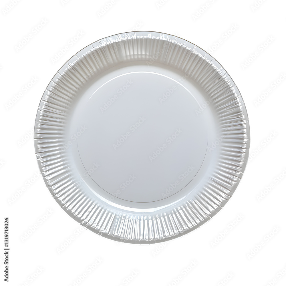 Disposable plastic plate on white or transparent background, clipping path Disposable plastic plate on white or transparent background, clipping path