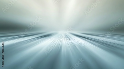 Abstract Motion Blur Background with Speeding Lines and Light Effect