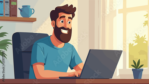 Stock Market Analysis Vector Graphic, Trader Reviewing Financial Data, Investment Strategy Charts, Business Growth Planning, Online Trading Success, Economic Forecasts, Global Finance Insights