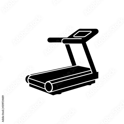 creative details elliptical trainer icon vector Illustration