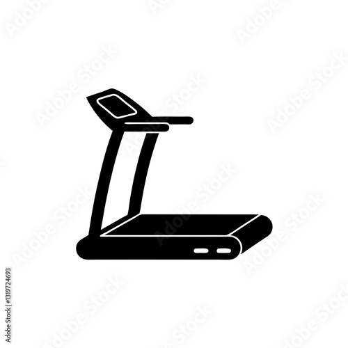 creative details elliptical trainer icon vector Illustration