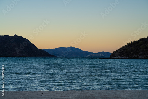 Atardecer en la Baja California, México