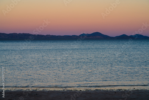 El mar de Cortez, Baja California, México