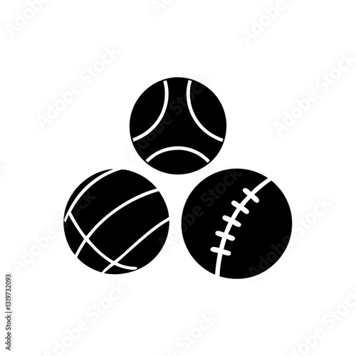 creative details medicine balls icon vector Illustration