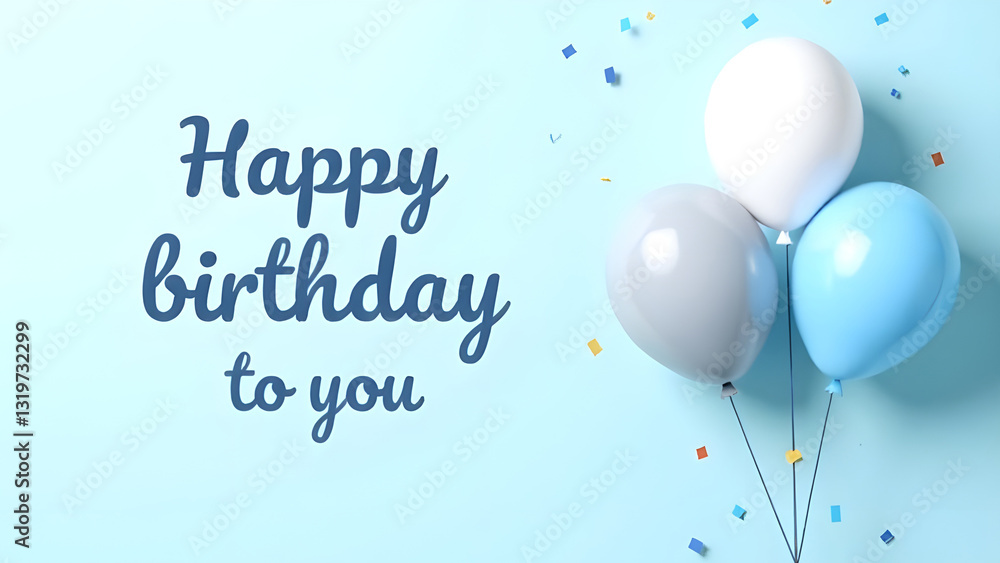 Celebrate joyfully Enjoy beautiful balloons and colorful decorations for a truly memorable birthday
