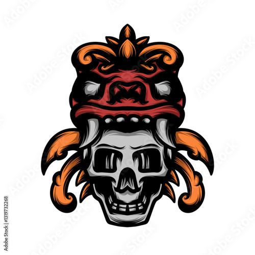 skull head mascot