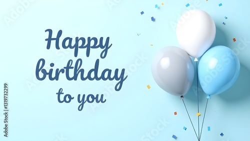 Obraz na płótnie Celebrate joyfully Enjoy beautiful balloons and colorful decorations for a truly memorable birthday w salonie