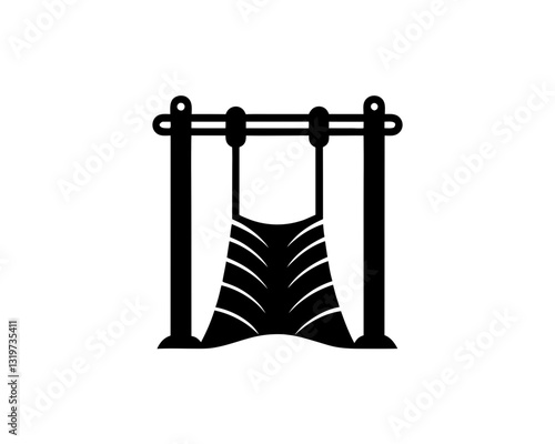creative details pull up bar icon vector Illustration