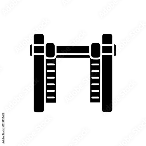 creative details pull up bar icon vector Illustration