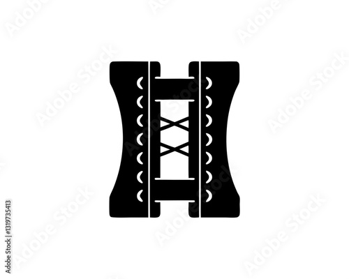 creative details pull up bar icon vector Illustration