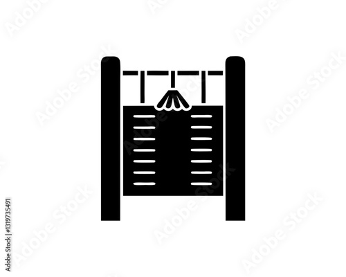 creative details pull up bar icon vector Illustration