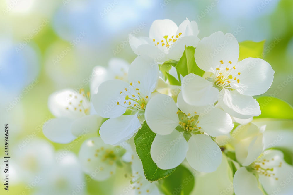 Fototapeta premium white cherry blossom