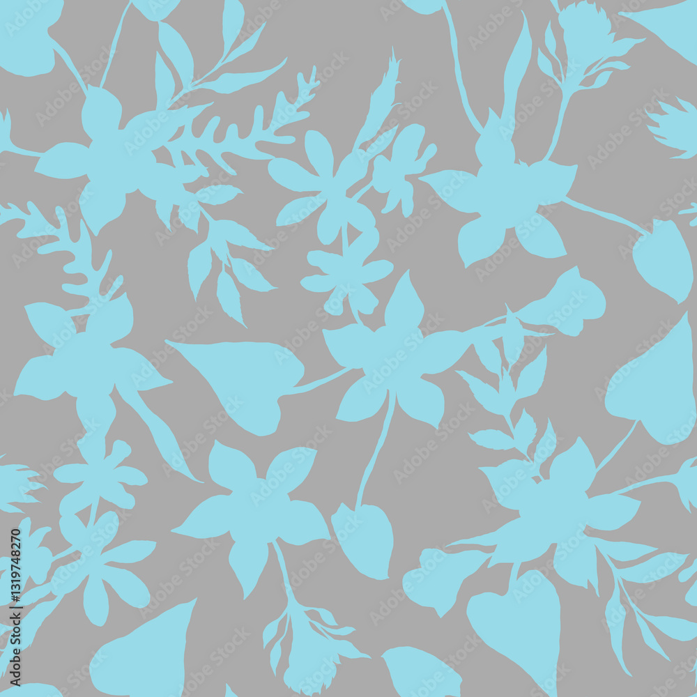 Tropical pattern, floral, leaves. Digital print in Repeat (rapport), Resolution 300 DPI, ideal for fashion, decoration and stationery. Tropical pattern, floral, leaves. Digital print in Repeat (rapport), Resolution 300 DPI, ideal for fashion, decoration and stationery.