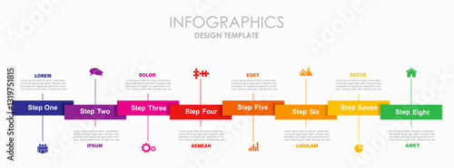 Infographic design template with place for your data. Vector illustration.