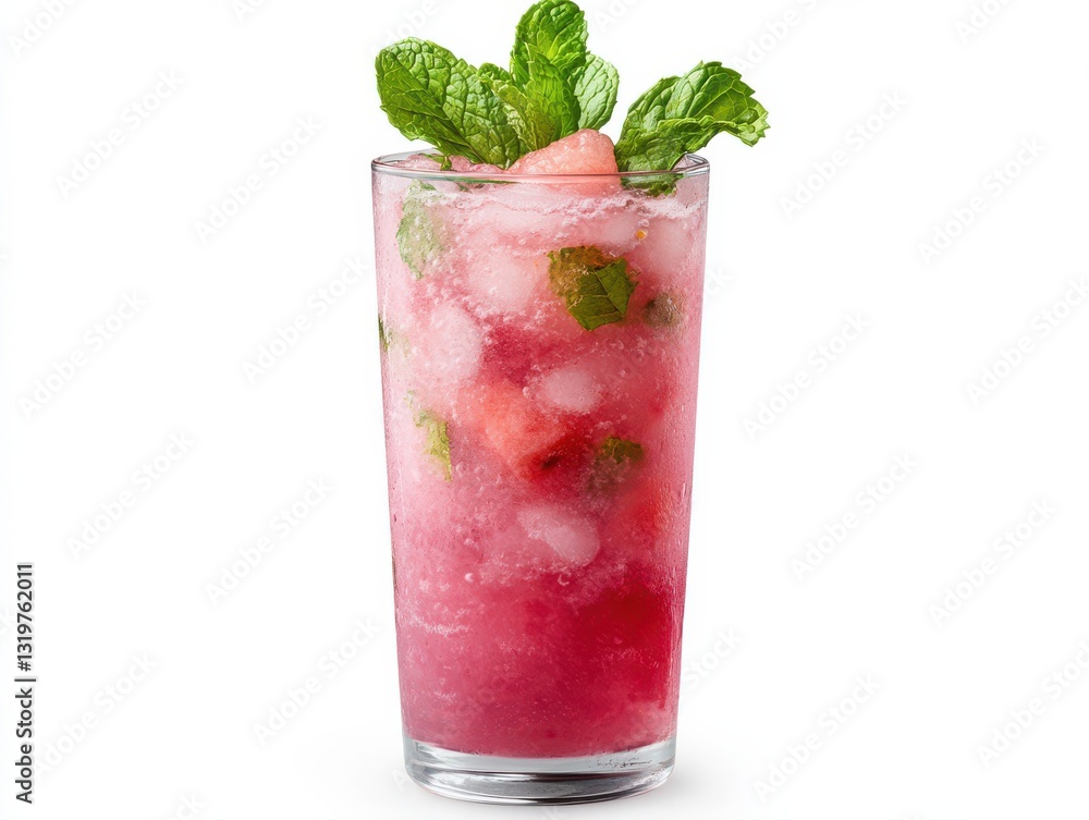 Refreshing watermelon mint cooler for summer enjoyment Refreshing watermelon mint cooler for summer enjoyment