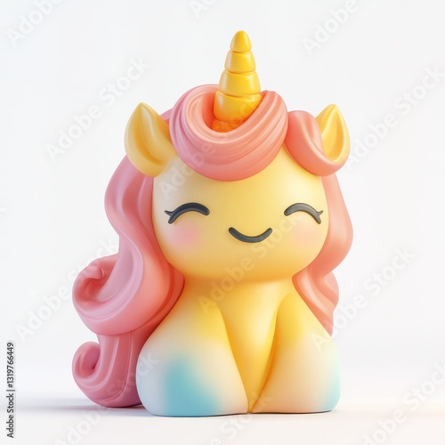 Capricorn zodiac figurine with cheerful expression