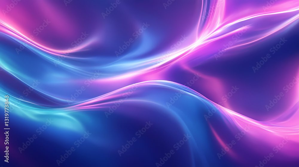 Aurora drift smooth light waves in cool toned gradients. Aurora Drift. Illustration Aurora drift smooth light waves in cool toned gradients. Aurora Drift. Illustration