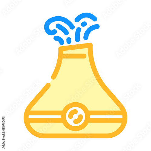 aromatherapy diffuser recovery wellness color icon vector illustration
