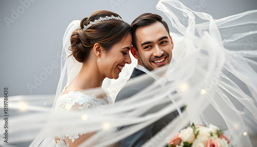 Wedding portraits , with white tonespng