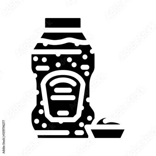 relish condiment glyph icon vector illustration