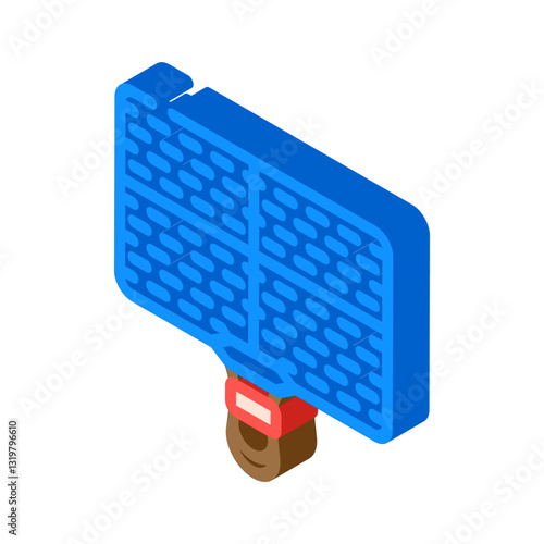 grill rack titanium ultralight isometric icon vector illustration