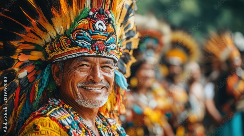 Naklejka premium An engaging image depicting cultural experiences, featuring travelers participating in traditional ceremonies, dances, and local festivities, fostering a deep connection with the local culture.