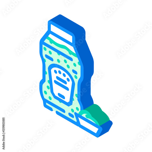 relish condiment isometric icon vector illustration