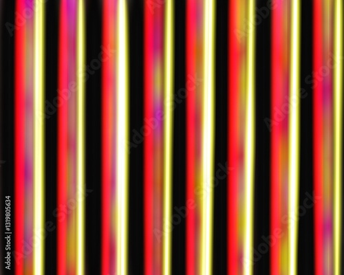 abstract, stripes, neon, glow, digital art