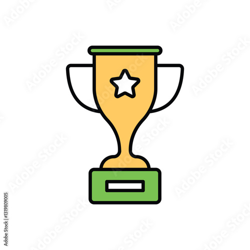 Trophy Vector icon