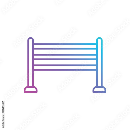  Horse Jump Vector icon