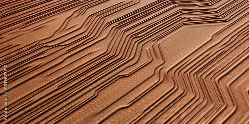 woodgrain patterned circuitry woodgrain patterned circuitry