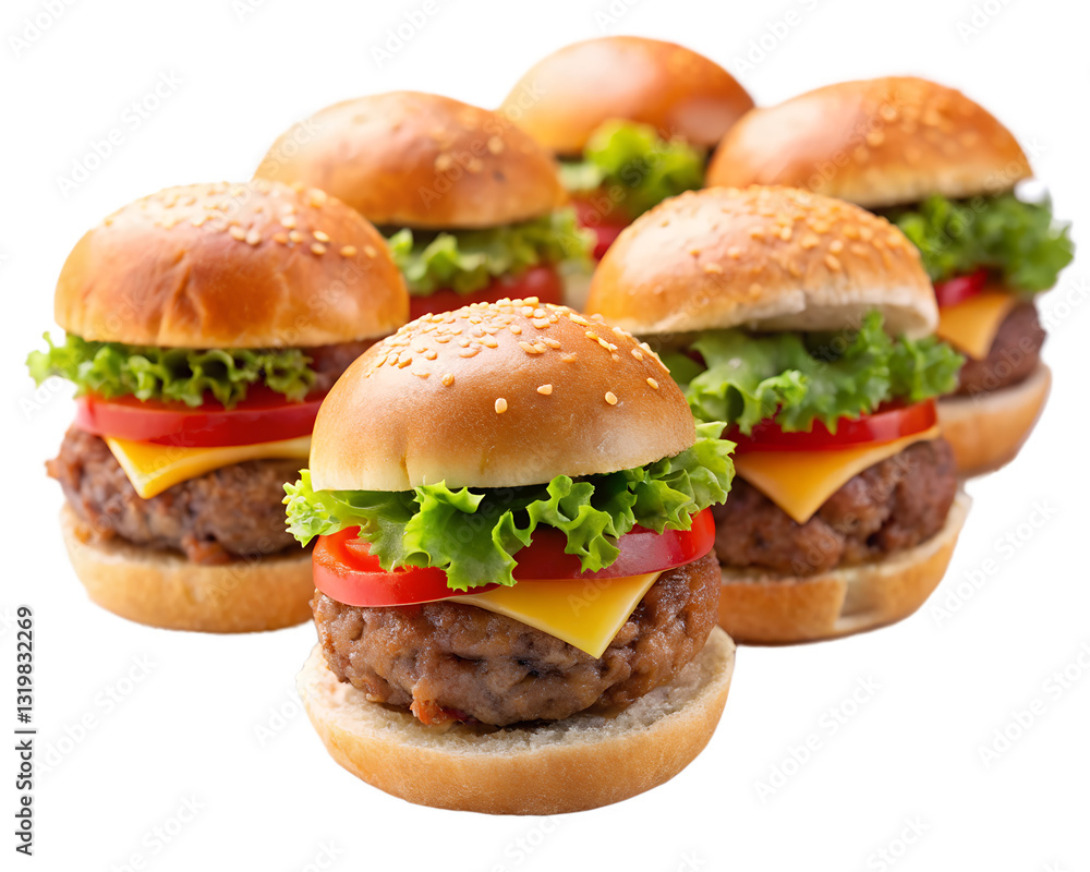 hamburger on a black background hamburger on a black background