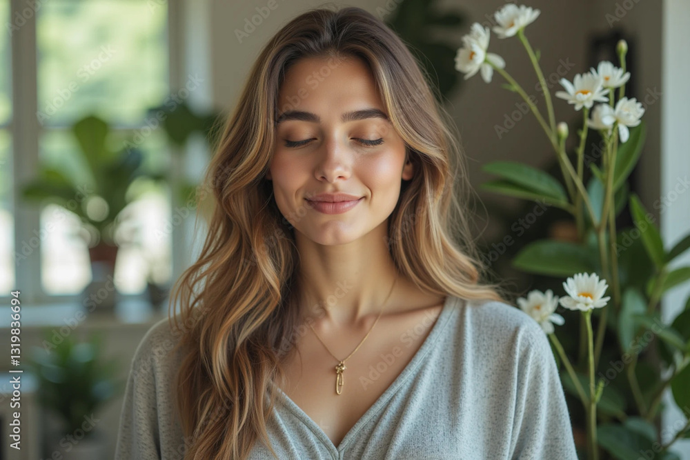 Young Girl Meditating in a Lush Garden, Embracing Mindfulness and Inner Peace
Young Girl Meditating in a Lush Garden, Embracing Mindfulness and Inner Peace