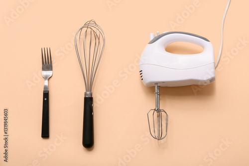 Modern mixer with whisk and...