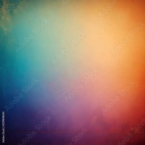 simple multicolor Background blue green yellow and orange for presentation wedding invitation website