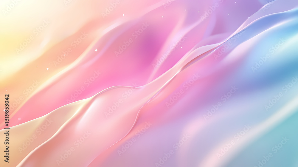 Obraz premium Abstract light background with soft pastel colors and a subtle gradient effect , soft, pastel, colors, abstract, light. Dreamy Illumination. Illustration