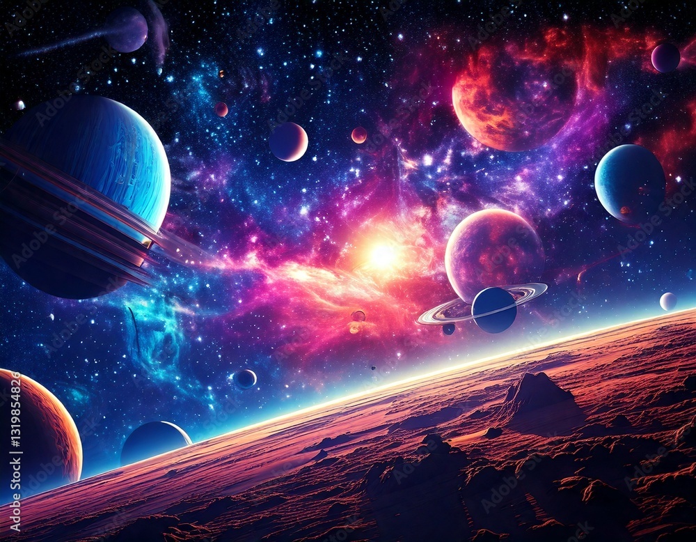 Obraz premium planet in space
