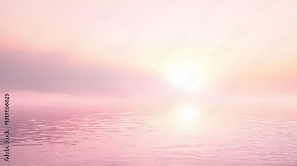 Obraz premium soft pink serene gradient