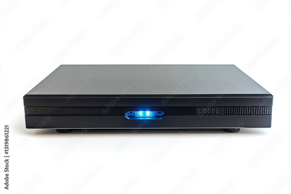 Blue-ray player isolated on white background Blue-ray player isolated on white background