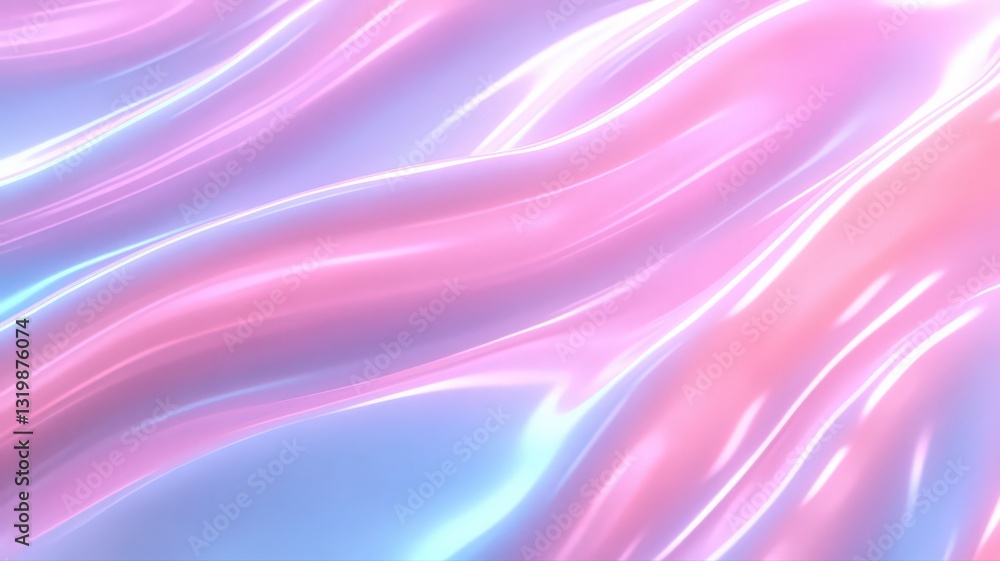 Abstract Pink and Blue Iridescent Fabric Texture Abstract Pink and Blue Iridescent Fabric Texture