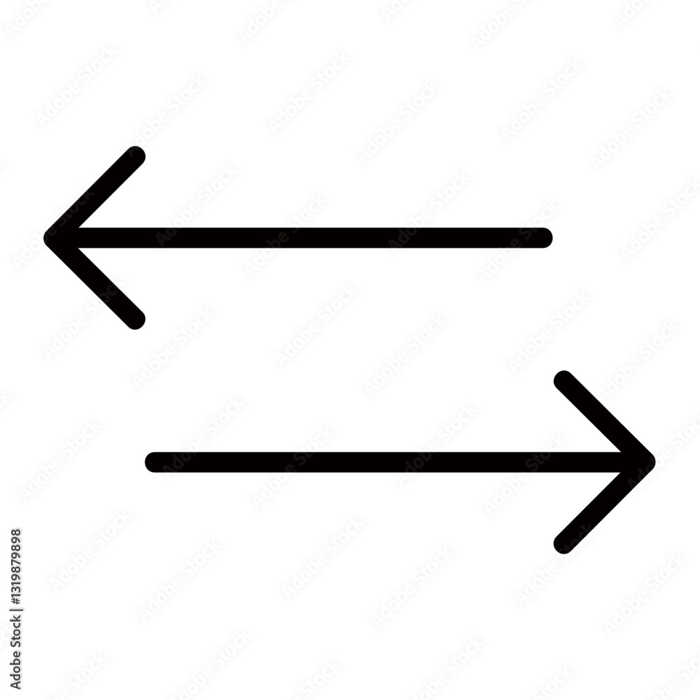 A Simple Yet Powerful Image Depicting The Flow Of Data Transfer, Showcasing Seamless Bidirectional Communication With Clean Bold Lines On A White Background A Simple Yet Powerful Image Depicting The Flow Of Data Transfer, Showcasing Seamless Bidirectional Communication With Clean Bold Lines On A White Background