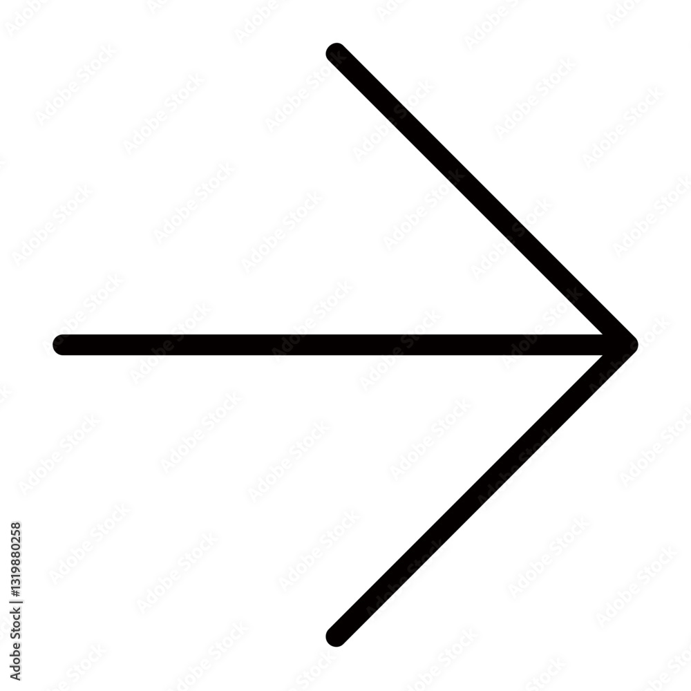 A Bold Arrow Points Towards A Brighter Future, Symbolizing Progress And Determination, Rendered In Clean Bold Lines Against A Plain White Background A Bold Arrow Points Towards A Brighter Future, Symbolizing Progress And Determination, Rendered In Clean Bold Lines Against A Plain White Background