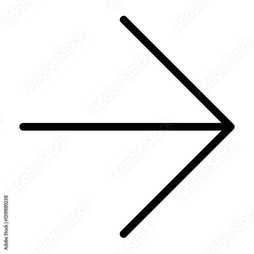 A Bold Arrow Points Towards A Brighter Future, Symbolizing Progress And Determination, Rendered In Clean Bold Lines Against A Plain White Background
