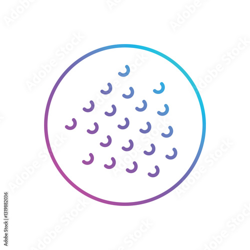 Golf Ball Vector icon