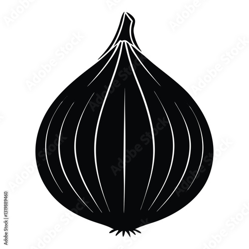 red onion isolated on white