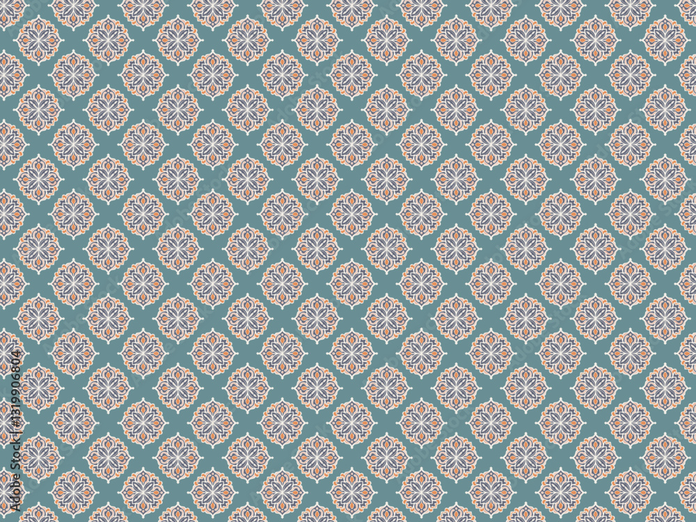 vector design of a Seamless arabesque pattern vector design of a Seamless arabesque pattern