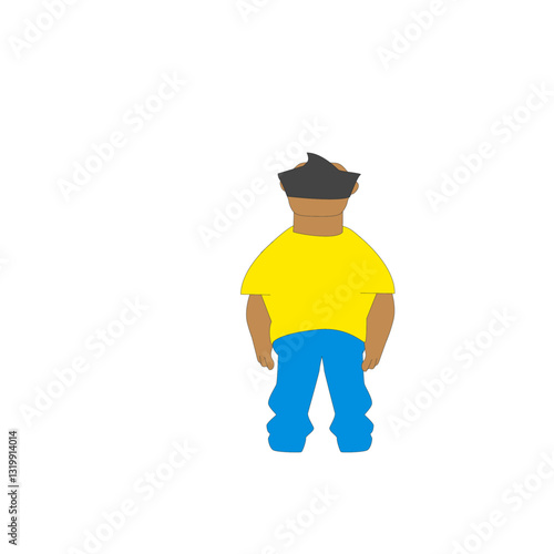 back view of a man